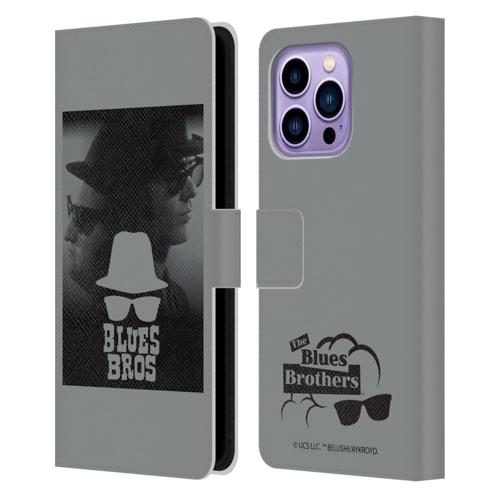 BLUES BROTHERS ブルースブラザーズ (公開 45周年 ) - Jake And Elwood レザー手帳型 / Apple iPhoneケース - PGS